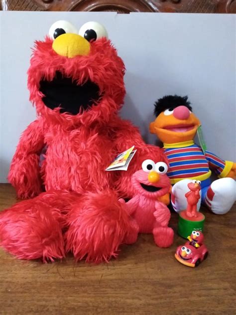 Elmo /Ernie stuff toys, Hobbies & Toys, Toys & Games on Carousell