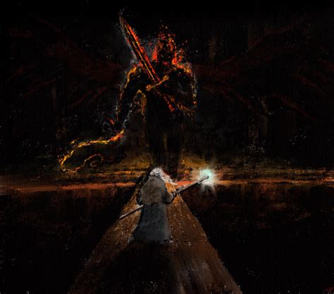 Durins Bane By Happytodraw On Deviantart