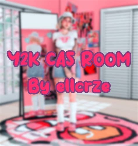 Y2K CAS ROOM By Ellcrze Ellcrze On Patreon In 2022 Sims 4