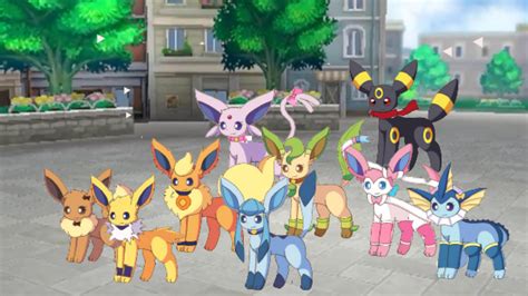 Eeveelution Squad New Outfits By Fnaflord360 On Deviantart