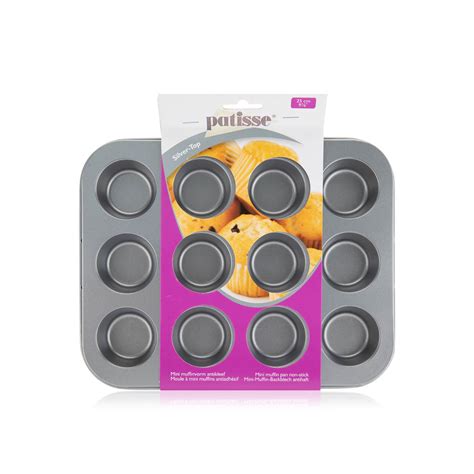 Patisse Mini Muffin Pan Silver Top 12 Cavity Spinneys UAE