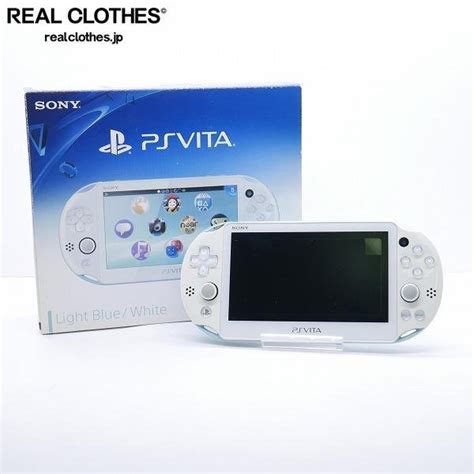 【傷や汚れあり】sonyソニー Playstation Vitaps Vita Wi Fiモデル 本体 Pch 2000 ライトブルー