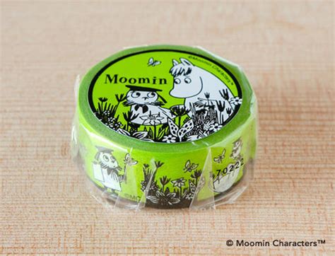 【楽天市場】【 Moomin グッズ 】 ムーミン マスキングテープ Moo Fe003 野原の 2人 クリップダッスと スノークの女の子