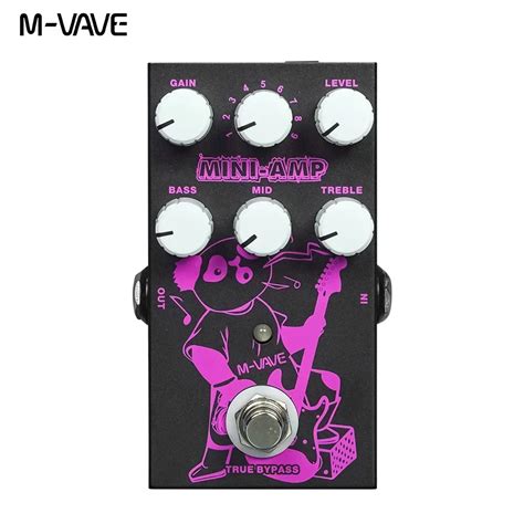 M VAVE MINI Electric Guitar Effect Pedal Amplificadores Anal Gicos True Bypass Pedal Guitar
