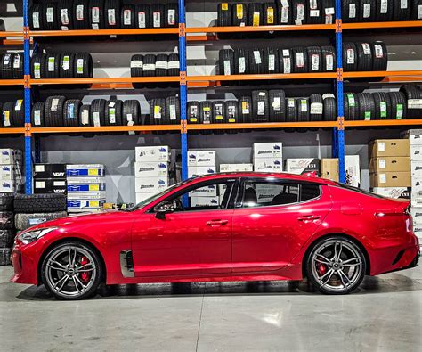 kia stinger hussla all star hyper black wheel #14458