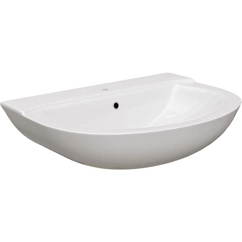 Раковина фаянсовая 63 см с пьедесталом белая Diwo "Муром" 0114 Артикул ...