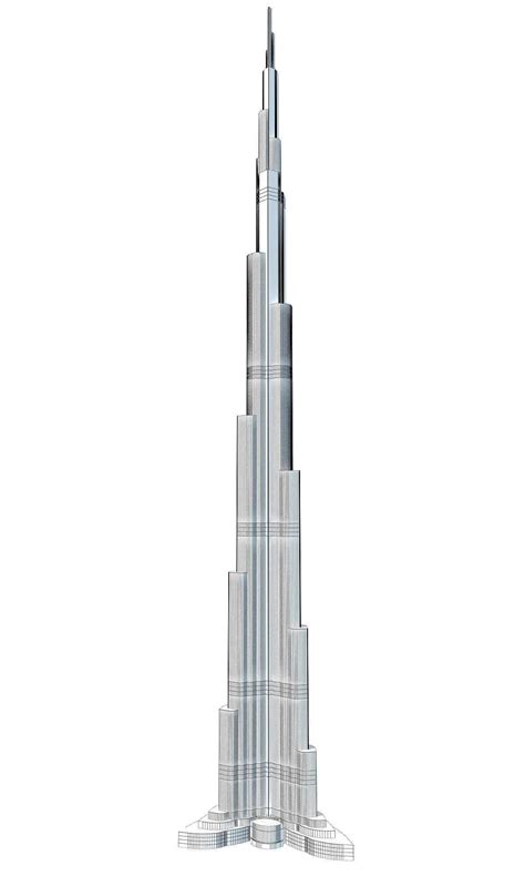 Burj Khalifa Dubai 3d Print Model By 3d Horse