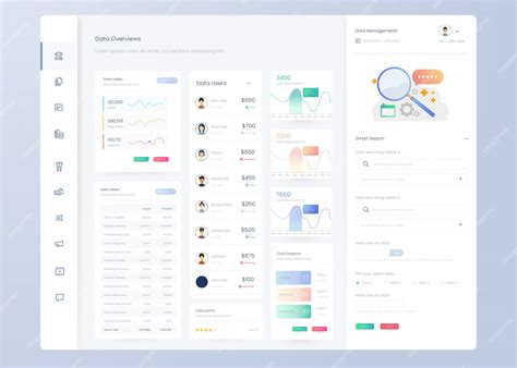 Premium Vector Infographic Dashboard Panel Template For Ui Ux Design