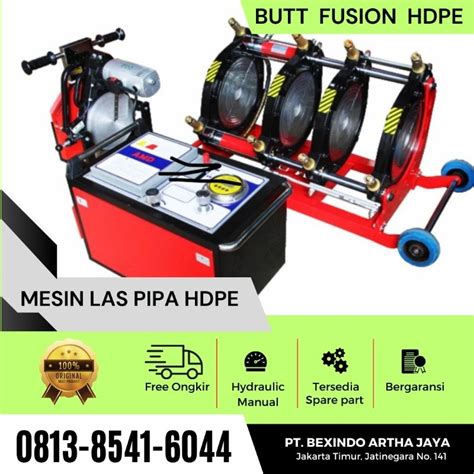 Jual Mesin Las Hdpe Shd Hydraulic Mesin Penyambung Pipa Hdpe