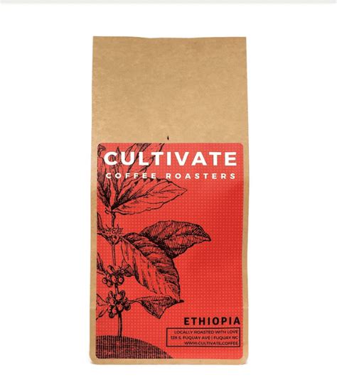 Local Cultivate Coffee Ethiopia Light Roast, Whole Bean Coffee