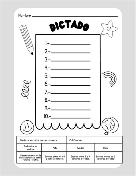 Dictado In 2024 Teacher Moments Spanish Teaching Resources Crayon Themed Classroom