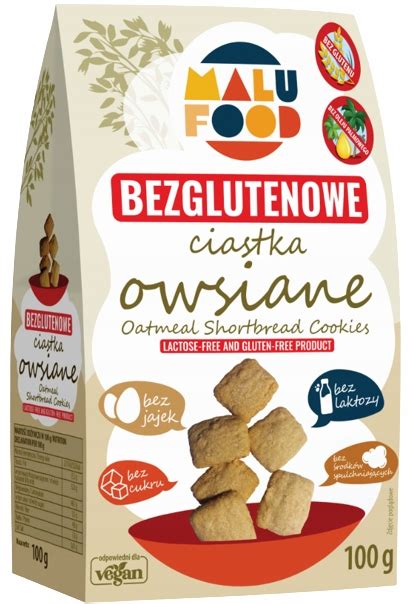 MALU CIASTKA OWSIANE BEZ CUKRU GLUTENU LAKTOZY 13486864608 Allegro Pl