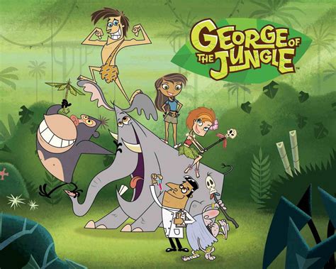 Desenho Do George O Rei Da Floresta - Baixe Papéis de Parede do Elencoda Série Animada George, O Rei Da ...