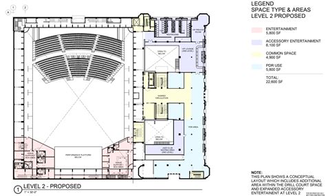 interior renovations  jazz club proposed  san francisco armory