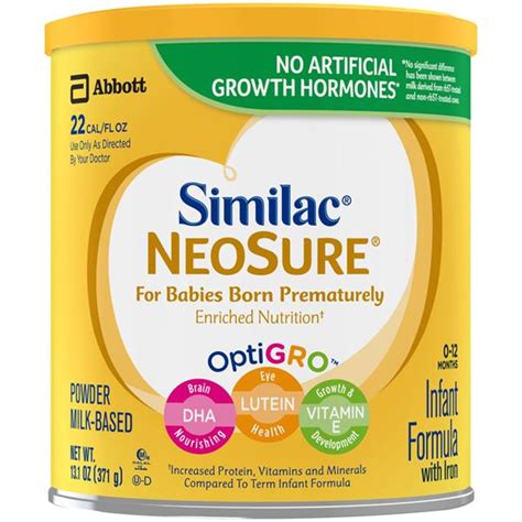 Similac Neosure Milk Based Powder Infant Formula With Iron Hy Vee