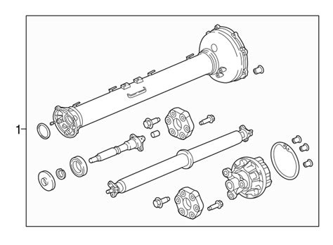 84016824 Drive Shaft Assembly 2015 2019 Chevrolet Corvette