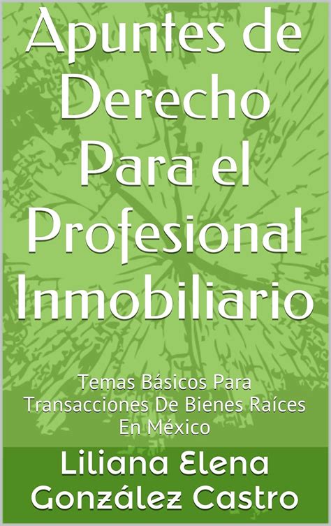 Amazon Apuntes De Derecho Para El Profesional Inmobiliario Temas