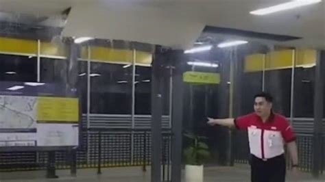 Viral Atap Stasiun Halim Jebol Diterjang Hujan Lebat Kai Stasiun