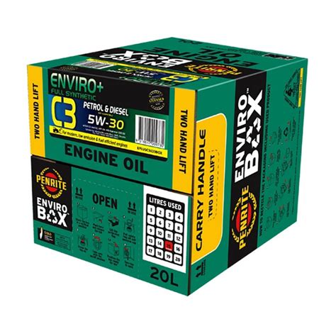 Penrite 5W30 ENVIRO+ C3 Synthetic Diesel Engine Oil 20L Box ...