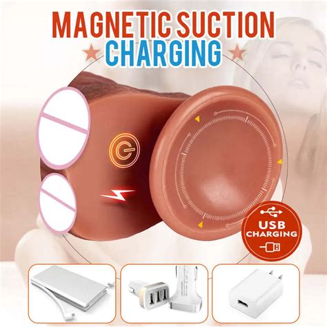 Wireless Remote Control Silicone Penis Female Masturbation Adult Products Sex Toy Heating