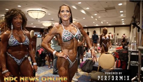 2018 NPC North American Women S Figure Over 50 Backstage Video NPC