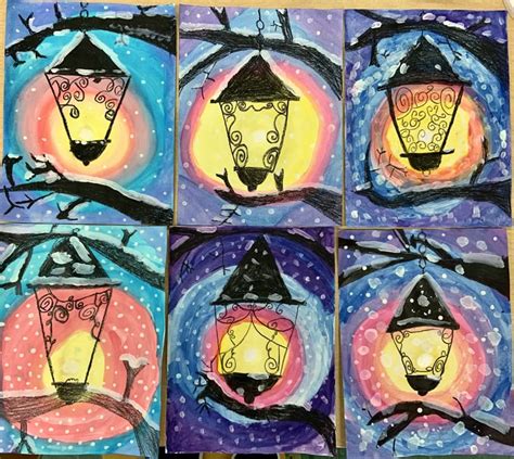 Winter Lantern Art Project For 3rd Grade