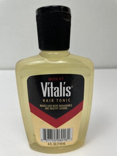 Vitalis V7 Hair Tonic Hydroabietyl Alcohol Original Formula 4 Fl Oz