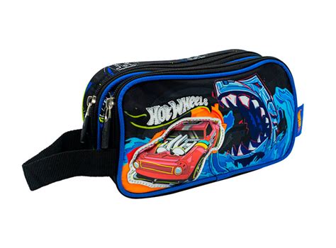 Ripley Cartuchera Hot Wheels Negro