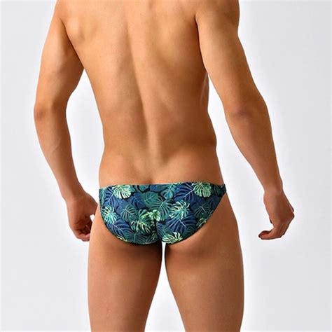 Men Beach Briefs Low Waist Bikini Cool Sexy Guy Swimsuit Trunks Gay Bathing Suit EBay