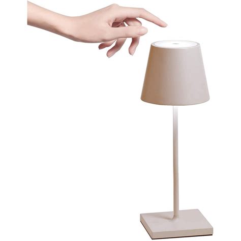 Lampada A Led Da Tavolo Poldina Pro Mini Sabbia Ricaricabile