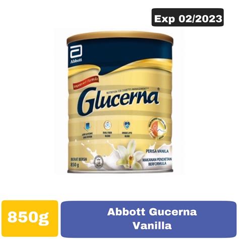 Abbott Glucerna Vanilla Flavour 850g Dented Shopee Malaysia