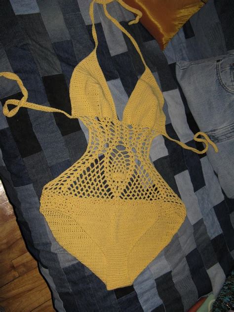 Working On This Monokini In Teal Crochet Swimwear Pattern Crochet Swimsuits Crochet