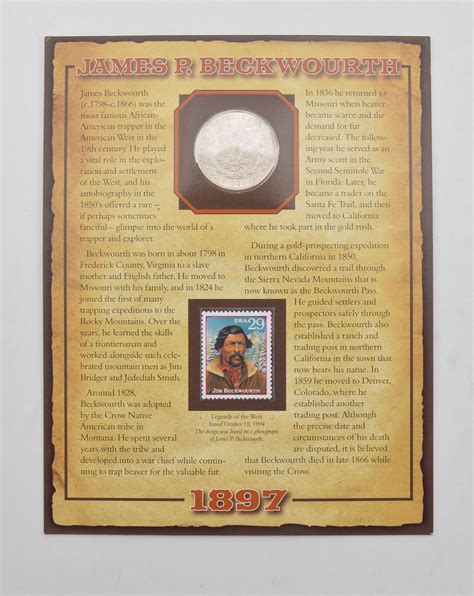 Stunning 1897 Morgan Silver Dollar Mounted w/ Display Cover | Property Room