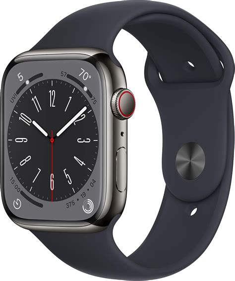 Amazon.com: Apple Watch Series 8 (GPS+Cellular, 45mm) - Graphite