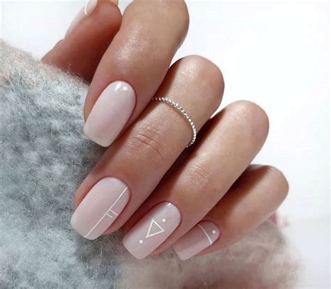 Elegant Nude Manicure