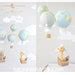 Pastel Baby Mobile Hot Air Balloon Mobile By Sunshineandvodka