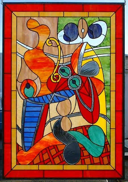 Picasso Stained Glass Art Art Stained Stained Glass Patterns