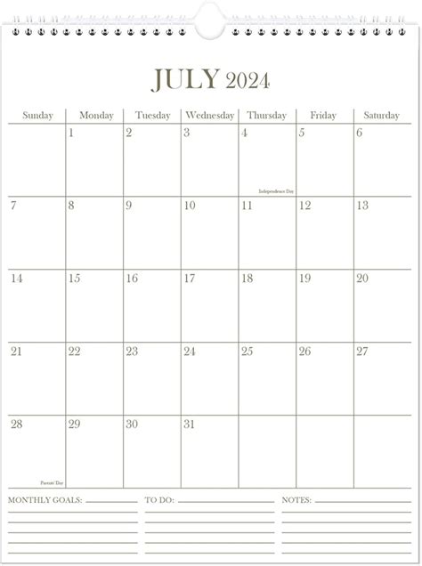 July Printable Calendar 2025 Vertical Timi Adelind