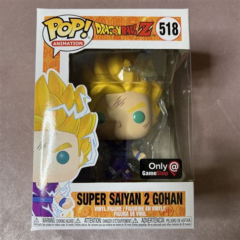 Funko Pop Dragon Ball Z Super Saiyan 2 Gohan Gamestop Exclusive 518 In Hand Ebay