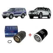 Kit Filtros Leo E Combust Vel Mitsubishi Pajero Sport Full Antiga