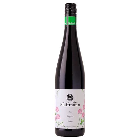 Heinz Pfaffmann Bio Rotwein Merlot Qba Trocken L Bei Rewe Online