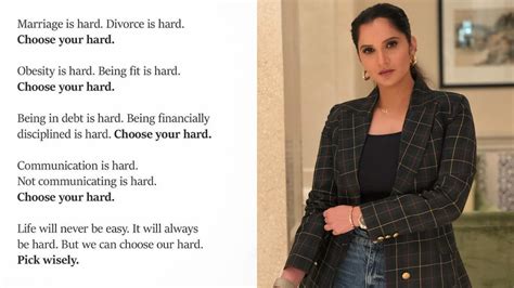 Sania Mirza Shares Cryptic Post On How Marriage And Divorce Are Equally