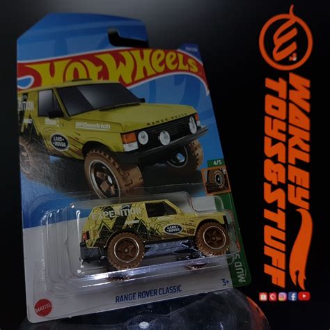 Hot Wheels MUD STUDS RANGE ROVER CLASSIC CREAM Shopee Malaysia
