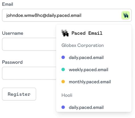 Temporary mail - Disposable tempemail from Paced Email