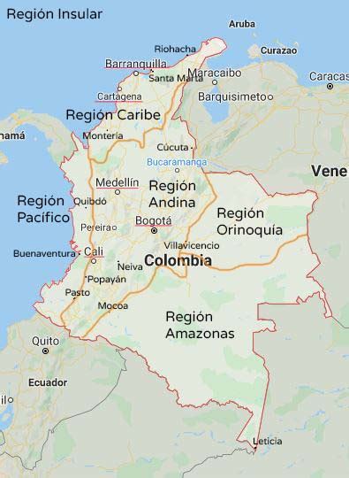 Regiones De Colombia ® Características Principales