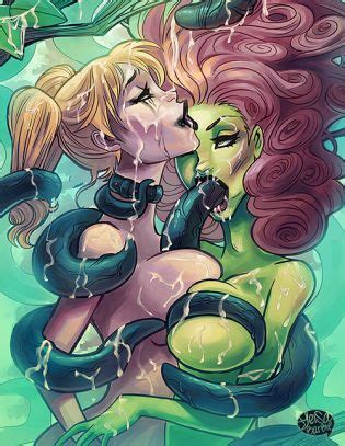 Harley Quinn Poison Ivy Lesbian Sex Luscious Hentai Manga Porn