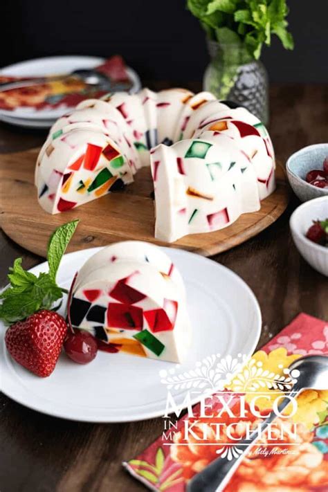 Gelatina de Mosaico (Mosaic Jello) - Mexico In My Kitchen