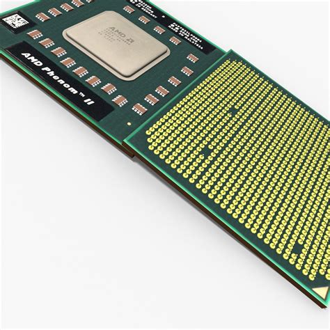 AMD Phenom II 3D Model $5 - .max .obj - Free3D