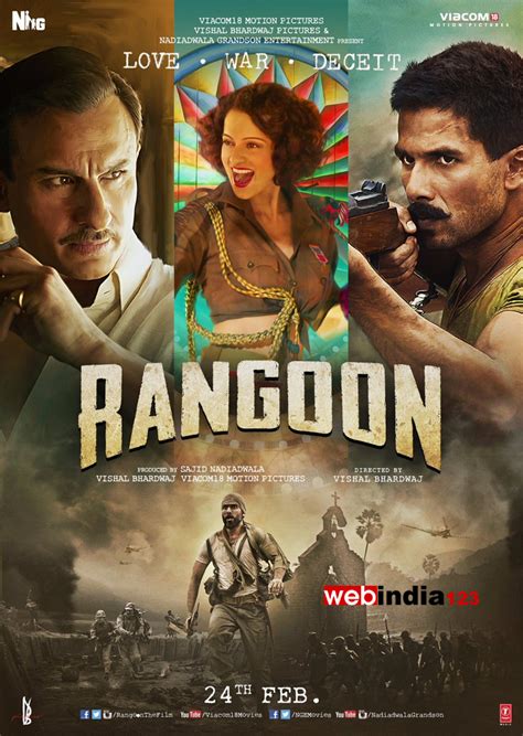 Rangoon Hindi Bollywood Movie Trailer Review Stills