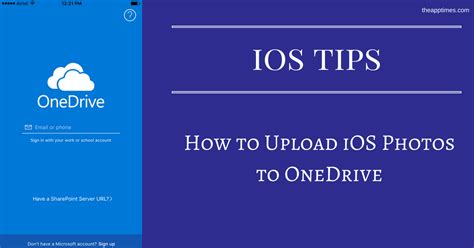 Upload iOS Photos to OneDrive [How To] - TheAppTimes